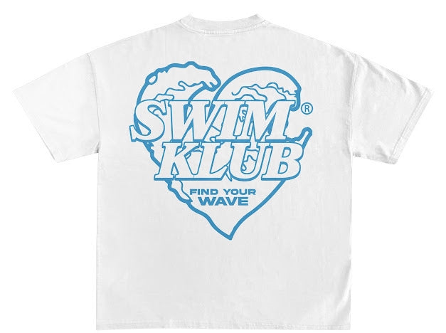 Wave Heart t-shirt [Blue]