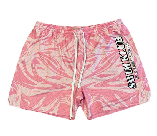 Wave Mesh Shorts [Pink]